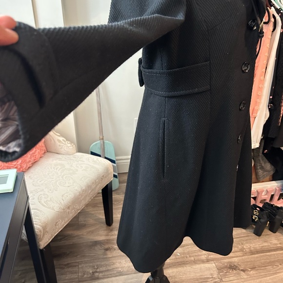 STUNNING Black peacoat size 12 - Picture 5 of 12